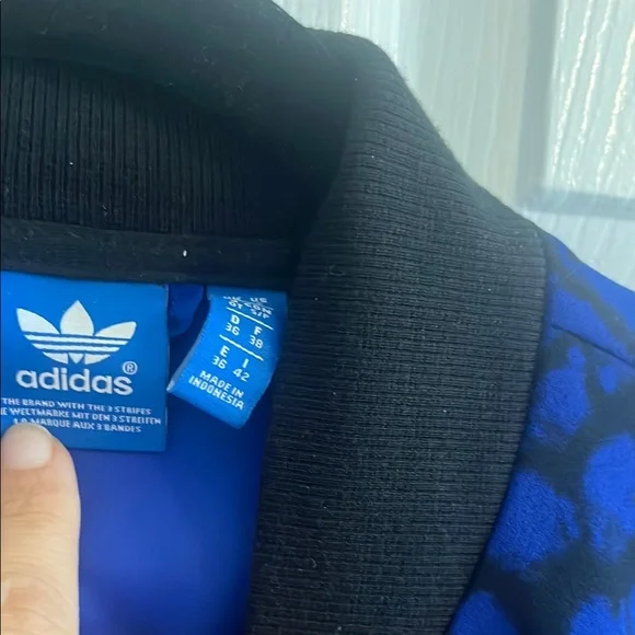 Men's Blue Patterned Jacket - Picture 2 of 6